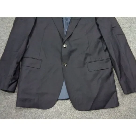 SUITSUPPLY Blazer Mens 42R Navy Blue Vitale Barberis Canonico Wool Surgeon Cuffs